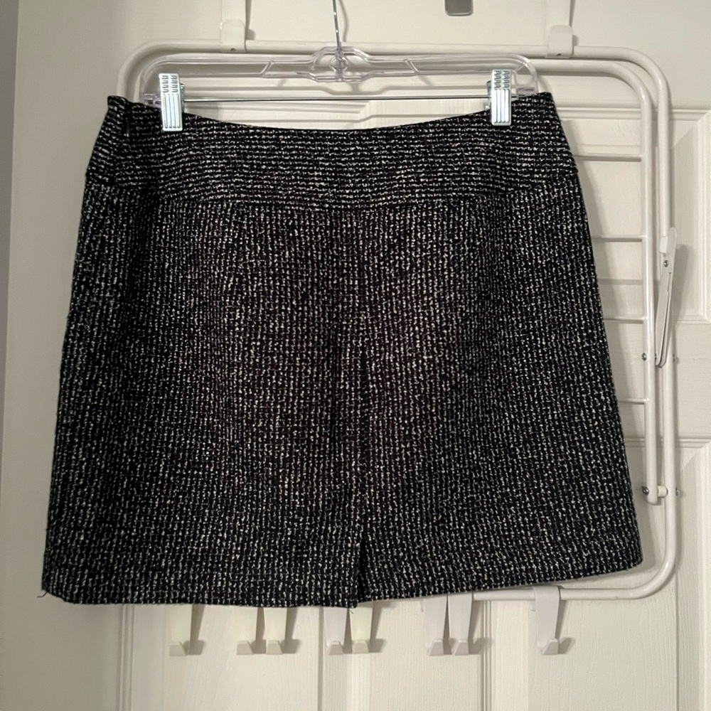 The Limited Black and White Mini Skirt